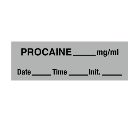 Nevs Tape, Procaine 1/2" x 500" Gray w/Black SANT-302